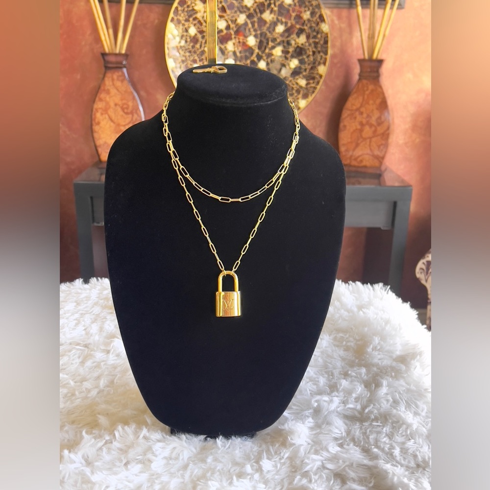 Louis Vuitton Lock & Key # 316 Necklace